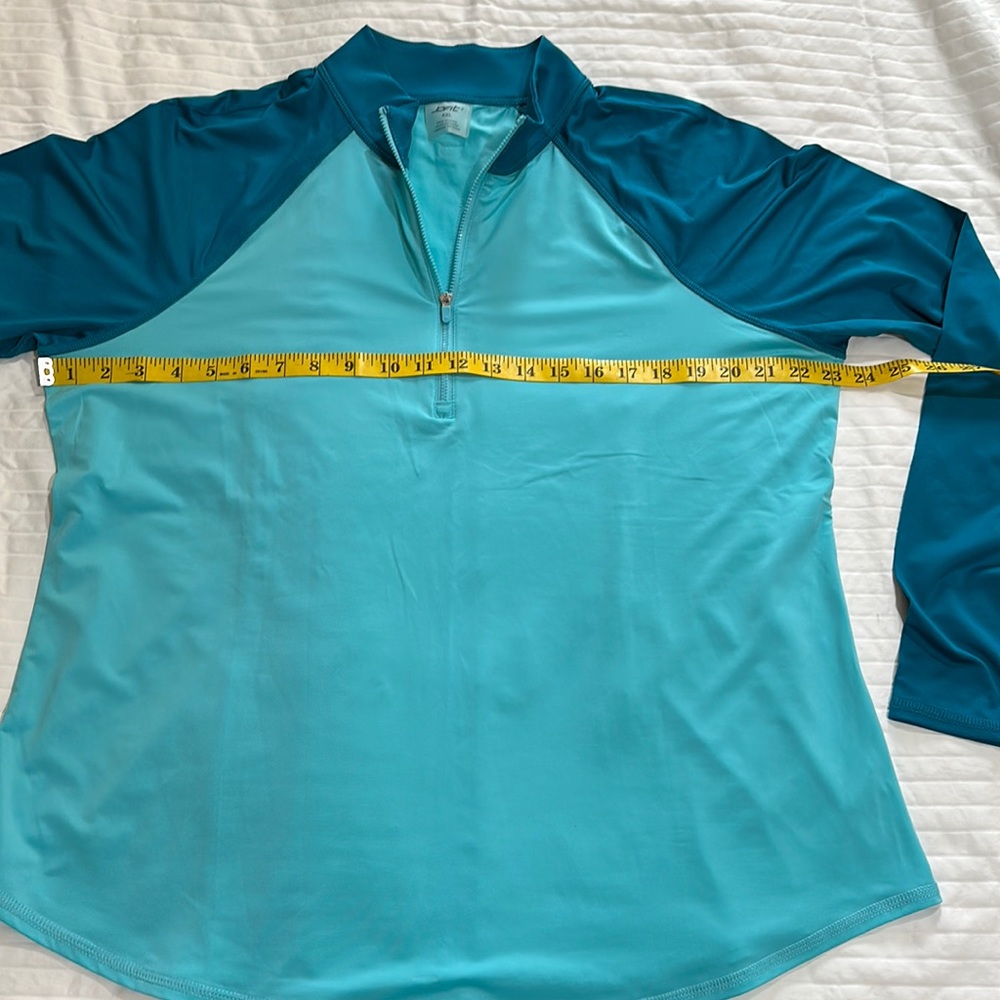 NWOT Jofit long sleeve zip up mock pullover
